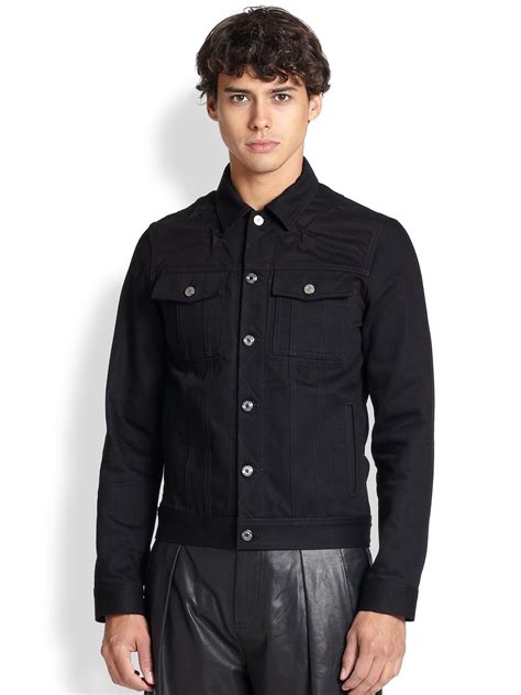 givenchy denim jacket replica|black givenchy jean jacket men.